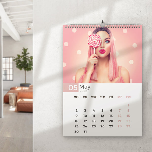 2022 A4 Wall Calendar for Salons