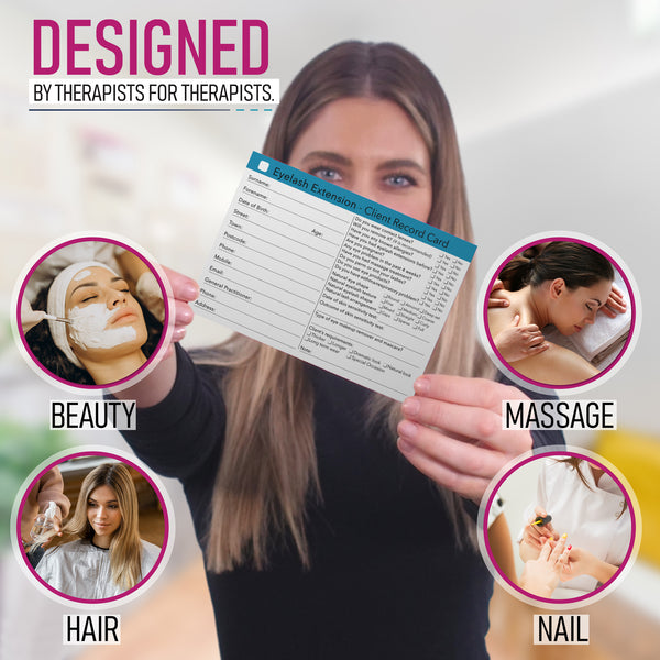 Eyelash Extension Client Card / Treatment Consultation Card