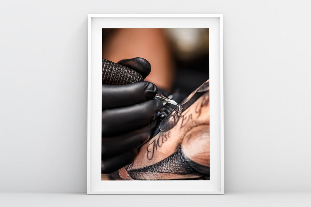 PRINTED POSTER - Beauty Salon Room Wall Decor Print Unframed - Tattoo