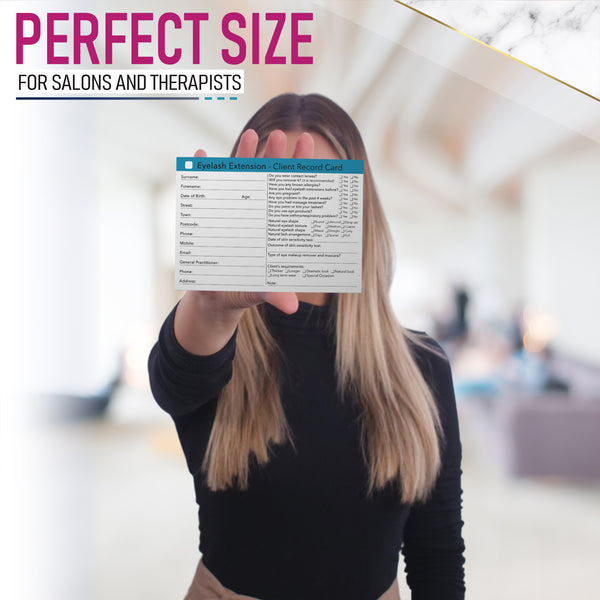 Eyelash Extension Client Card / Treatment Consultation Card