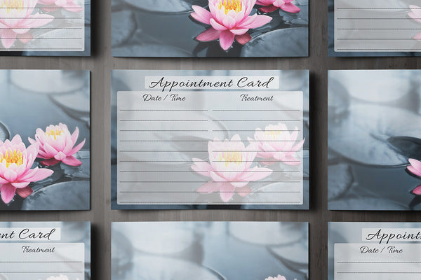 Appointment Card for Massage/Beauty Salons, Therapists