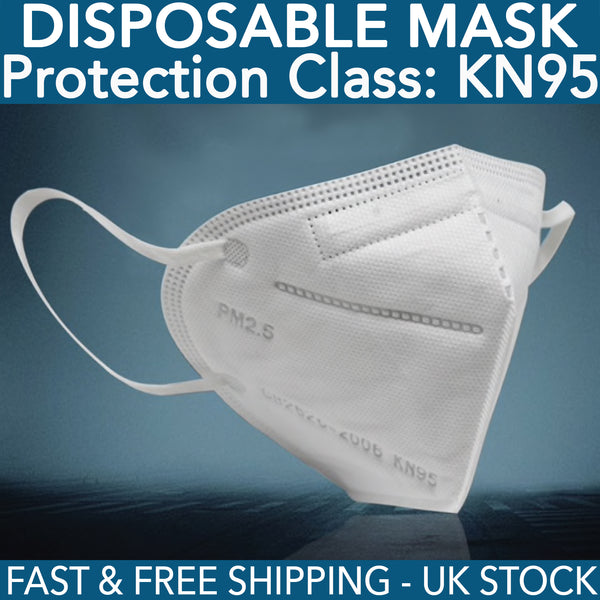 KN95 Professional Face Mask Mouth Guard Cover - UK Stock