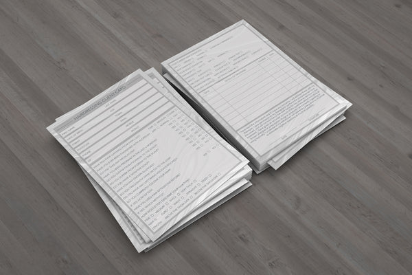 Hairdressing Client Card / Treatment Consultation Card / Portrait Design