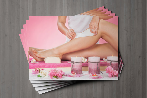 Mini Loyalty Card for Beauty Salons, Therapists, Waxing, Sugaring - A8 size