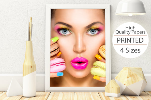 PRINTED POSTER - Beauty Salon Room Wall Decor Print Unframed - Colour Nail