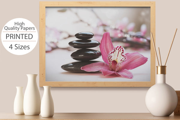 PRINTED POSTER - Beauty Salon Room Wall Decor Print Unframed - Orchid