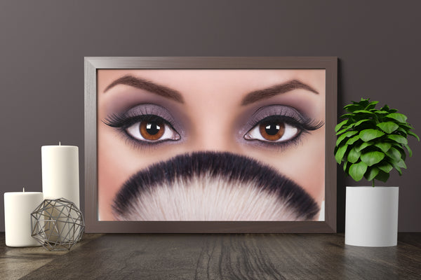 PRINTED POSTER - Beauty Salon Room Wall Decor Print Unframed - Makeup Eyes