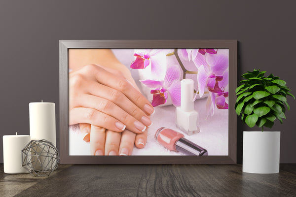 PRINTED POSTER - Beauty Salon Room Wall Decor Print Unframed - Manicure