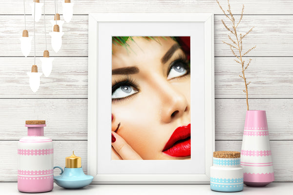 PRINTED POSTER - Beauty Salon Room Wall Decor Print Unframed - Christmas Face