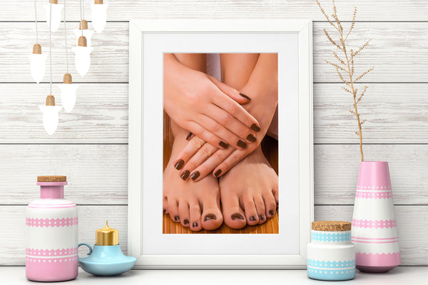 PRINTED POSTER - Beauty Salon Room Wall Decor Print Unframed - Pedicure Manicure