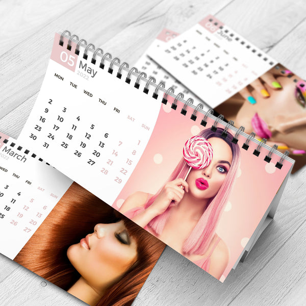 2022 Desk Calendar for Salons DL Size