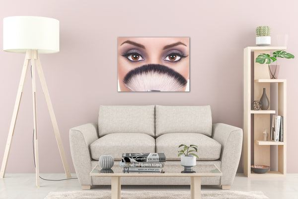 PRINTED POSTER - Beauty Salon Room Wall Decor Print Unframed - Makeup Eyes