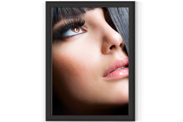 PRINTED POSTER - Beauty Salon Room Wall Decor Print Unframed - Black Hair