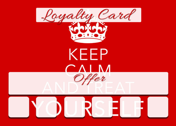 Mini Loyalty Card for Beauty Salons, Therapists - A8 size