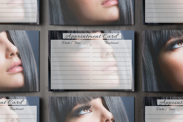 Appointment Card for Beauty Salons, Hairdressers