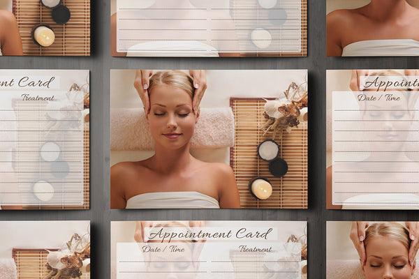 Appointment Card for Massage/Beauty Salons, Therapists