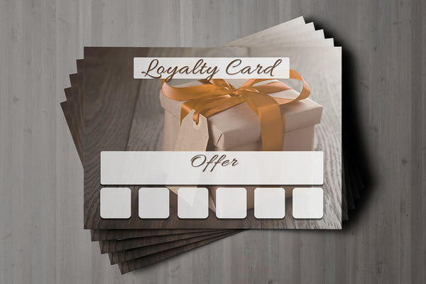 Mini Loyalty Card for Beauty Salons, Therapists - A8 size