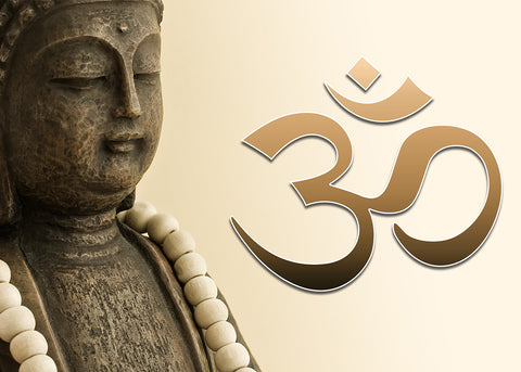 Gift Voucher Card for Massage/Beauty Salons, Hairdressers, Holistic Treatment - Buddha/Om Photo