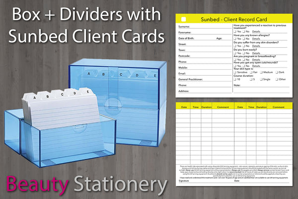 Card Index Box + Free Dividers and Optional Cards