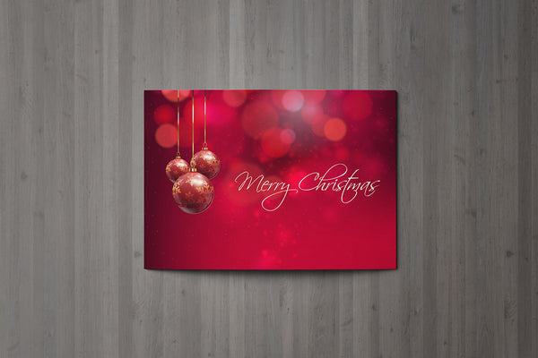 Christmas Gift Voucher Card for Massage/Beauty Salons, Hairdressers, Therapists