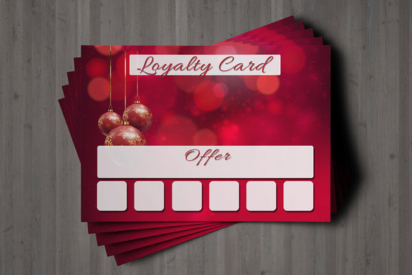 Mini Loyalty Card for Beauty Salons, Therapists - A8 size