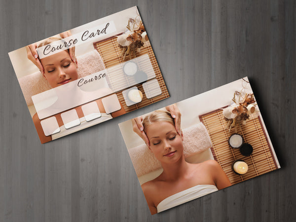 Course Card for Massage/Beauty Salons, Hairdressers, Therapists