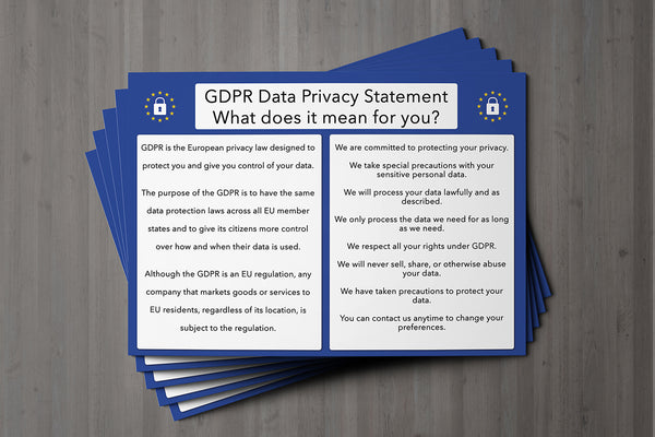 GDPR Compliant Client Card / General Card for All Client Cards / Premium Paper