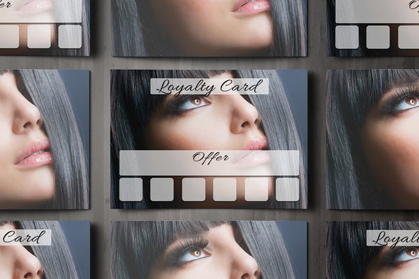 Mini Loyalty Card for Beauty Salons, Hairdressers - A8 size