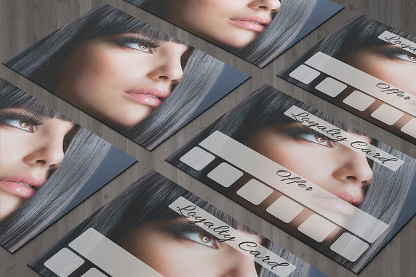 Mini Loyalty Card for Beauty Salons, Hairdressers - A8 size