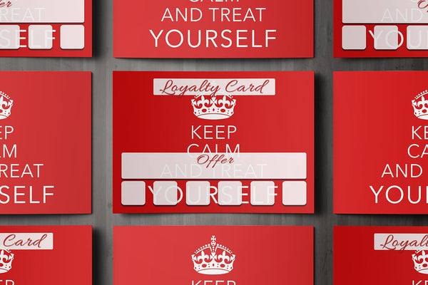 Mini Loyalty Card for Beauty Salons, Therapists - A8 size