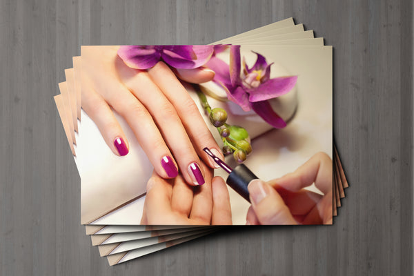 Mini Loyalty Card for Beauty Salons, Nail technicians - A8 size