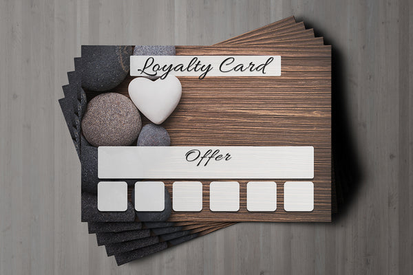 Mini Loyalty Card for Beauty Salons, Therapists - A8 size