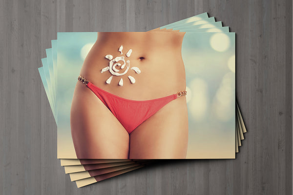 Gift Voucher Card for Solariums / Beauty Salons, Spray Tan, Sunbed, Waxing