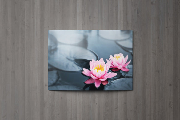 Loyalty Card for Massage/Beauty Salons, Hairdressers, Therapists - Water Lilly photo - A7 size