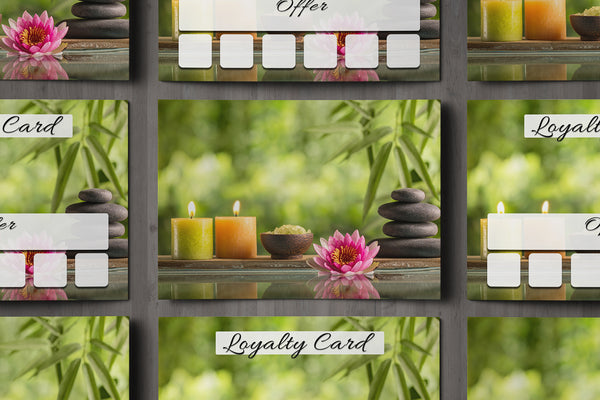 Mini Loyalty Card for Massage/Beauty Salons, Spa, Wellness