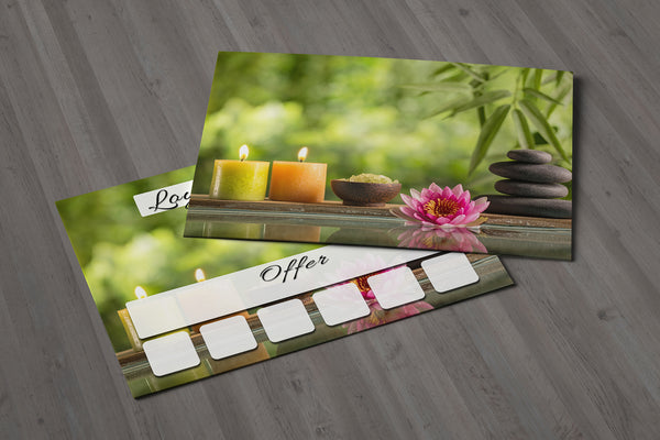 Mini Loyalty Card for Massage/Beauty Salons, Spa, Wellness