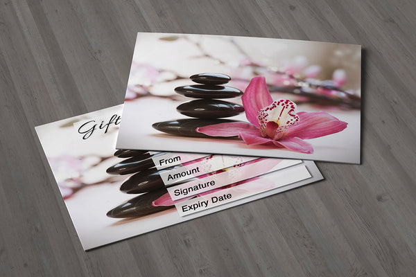 Gift Voucher Card for Hairdressers / Beauty Salons, Nail Treatment, Spa, Massage